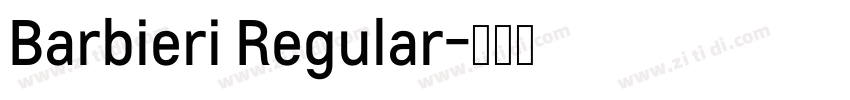 Barbieri Regular字体转换